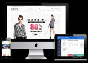 外贸购物网页模板 IMCART购物商城系统
